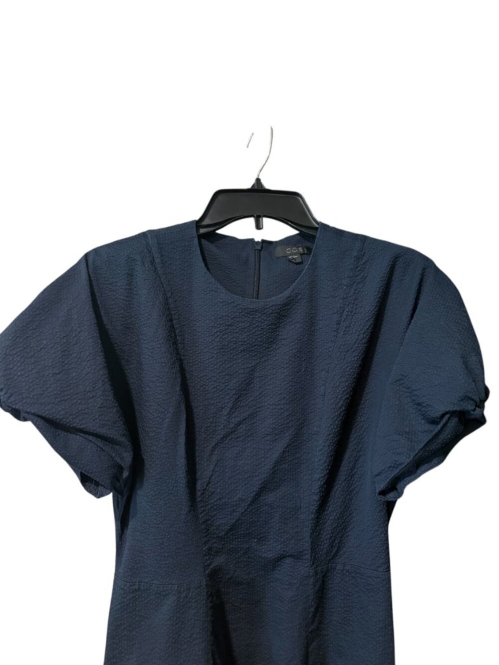COS Textured Cotton Short Sleeve Dress - Picture 5 of 8